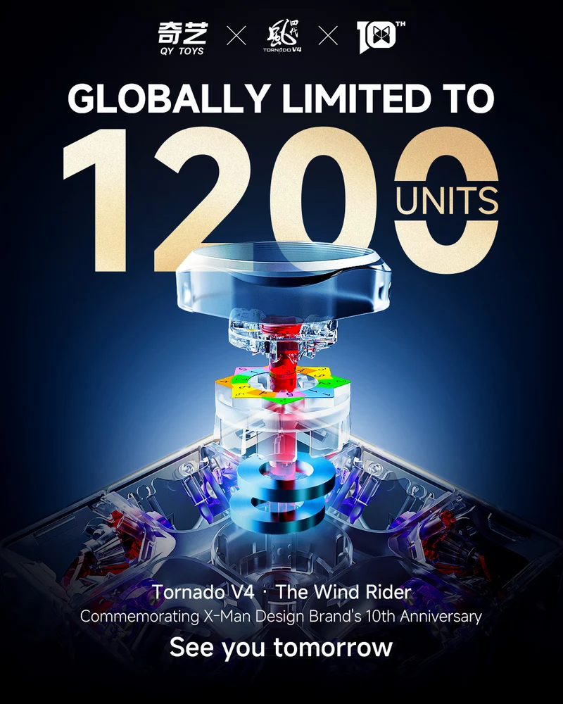 X-Man Tornado V4 3x3 (10th Anniversary Limited Edition)