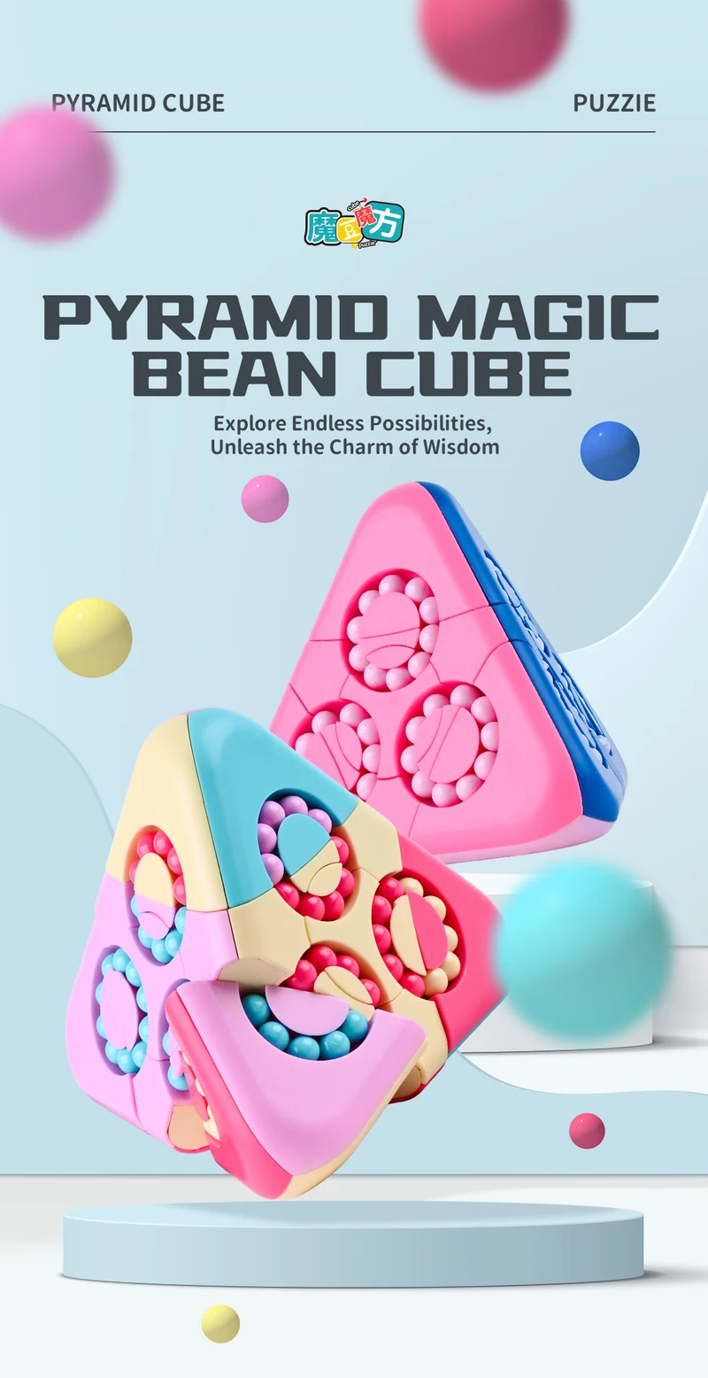 Puzzle Ball Magic Bean Pyramid