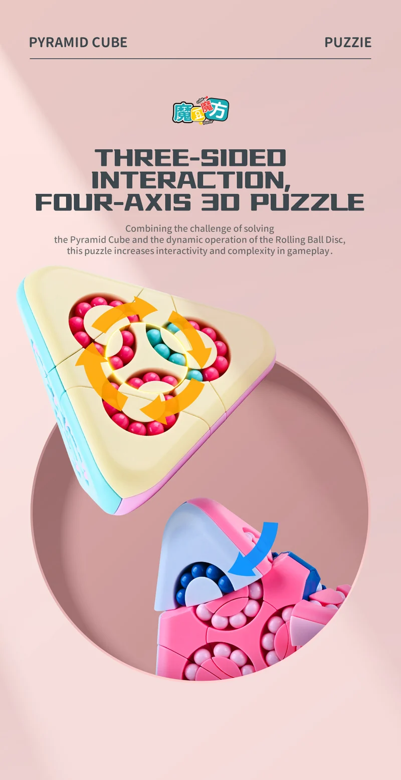 Puzzle Ball Magic Bean Pyramid