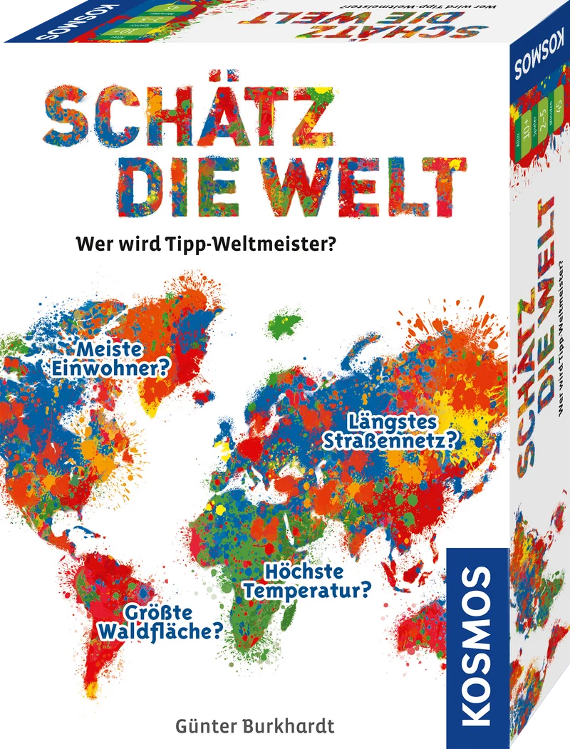 Geografie-Wissensspiel ab 10 Jahren – Kosmos