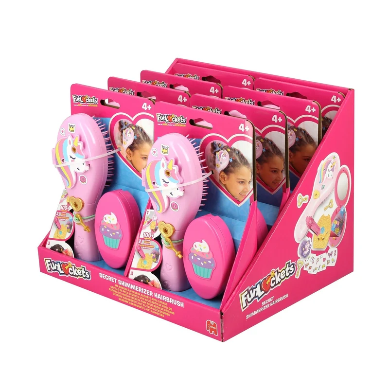 Geheime Haarbürste mit Glitzer – Jumbo Funlockets