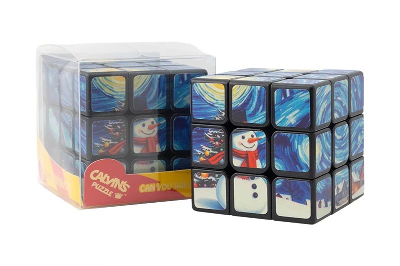 3x3 Christmas Cube (Starry Night)