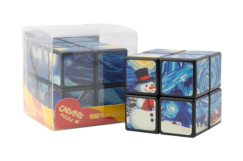 2x2 Christmas Cube (Starry Night)