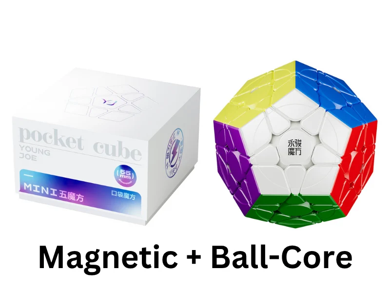 YJ Pocket Mini Megaminx (5.5cm, Magnetic + Ball-Core)