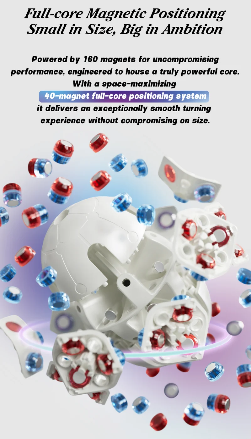 YJ Pocket Mini Megaminx (5.5cm, Magnetic + Ball-Core)