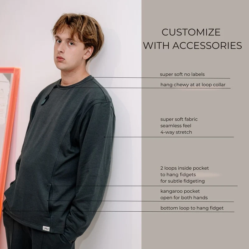 Sweatshirt – Soft & Fidget-Friendly | CALM