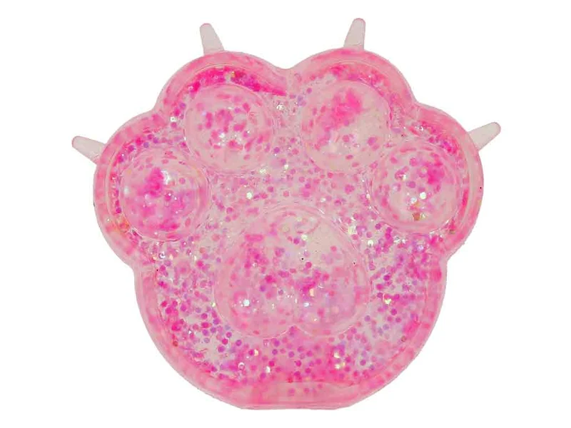 Glitzer-Quetschtier Pfote - Stressball