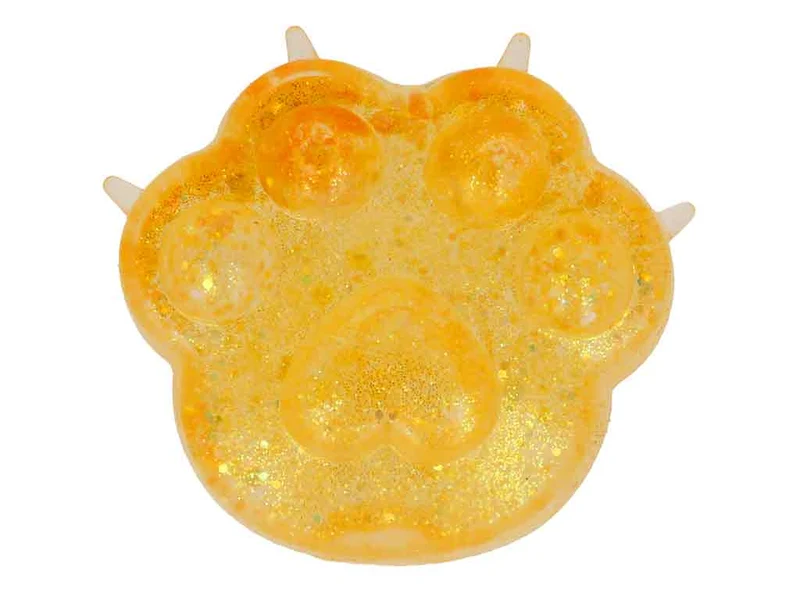 Glitzer-Quetschtier Pfote - Stressball