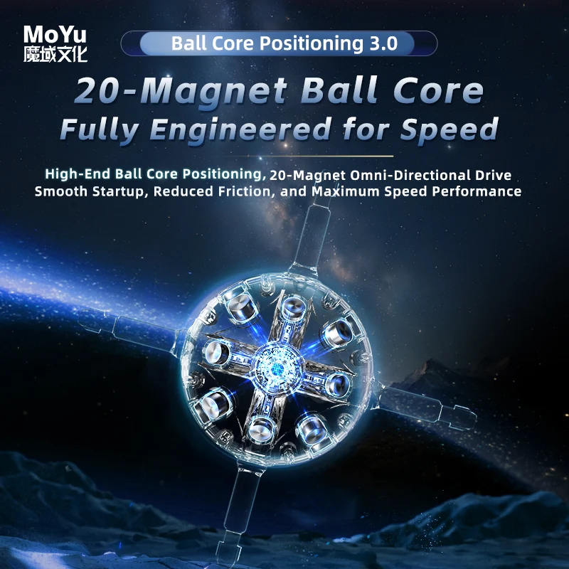 MoYu WeiLong V11 3x3 (Magnetic + UV)