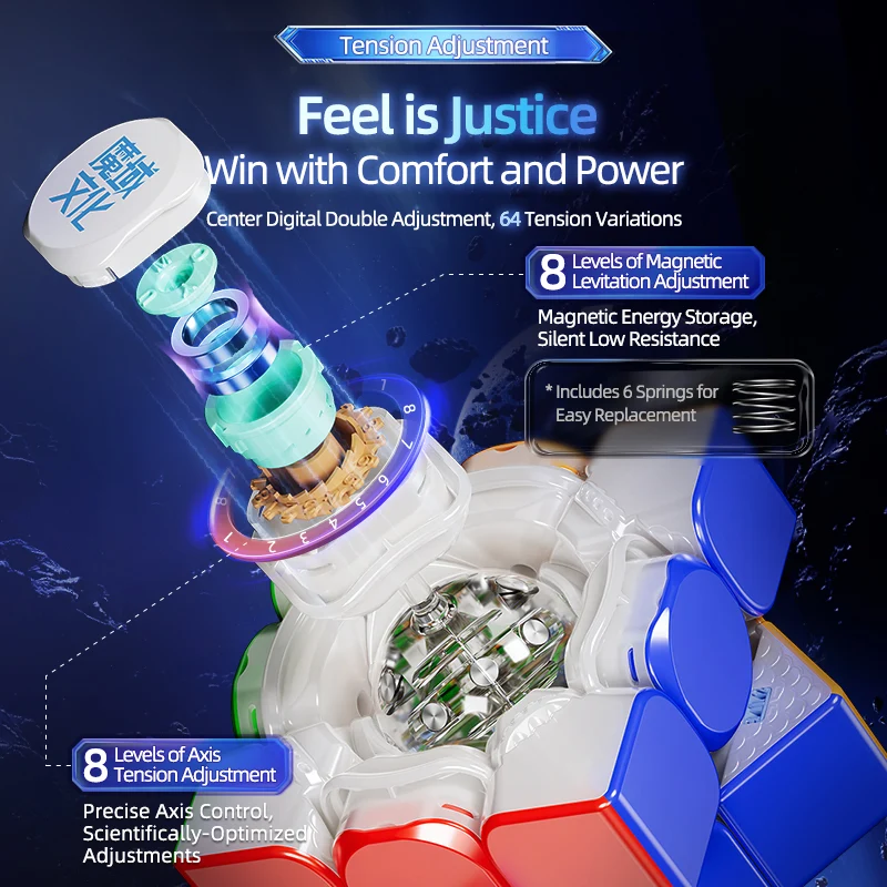 MoYu Super WeiLong 3x3 V2 (20-Magnet Ball-Core + MagLev + UV)