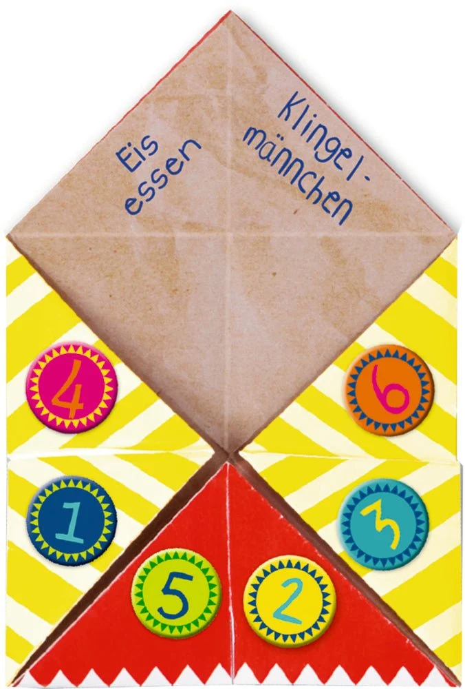 Himmel & Hölle Faltspiel Bunte Geschenke – Spiegelburg