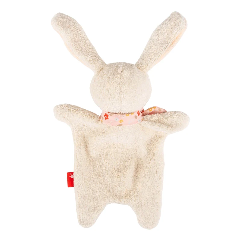 Schmusetuch Hase Terry weiß – weiches Schnuffeltuch