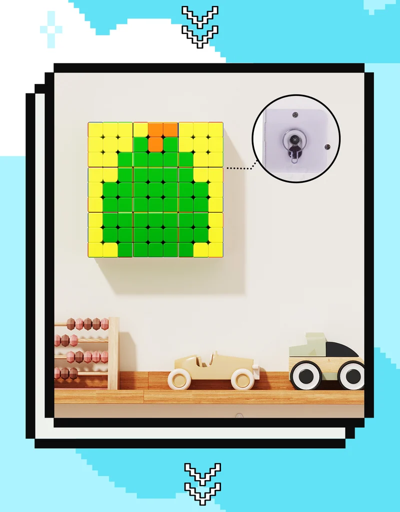 YJ Mosaic 3x3 Cube Set of 9 (3x3 5.6cm Cubes)