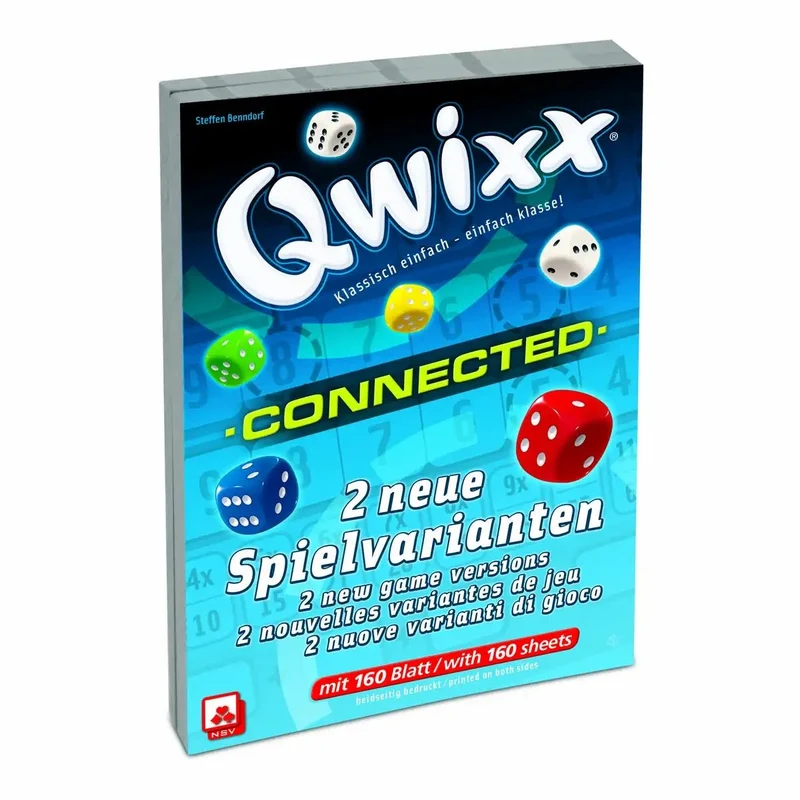 Qwixx Connected Zusatzblöcke – 2x 80 Blatt Nachfüllpack