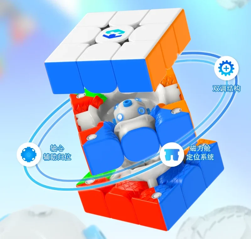 MoreTry TianMa X3+ 3x3 (8-Magnet Ball-Core + MagLev SAOCube SE)