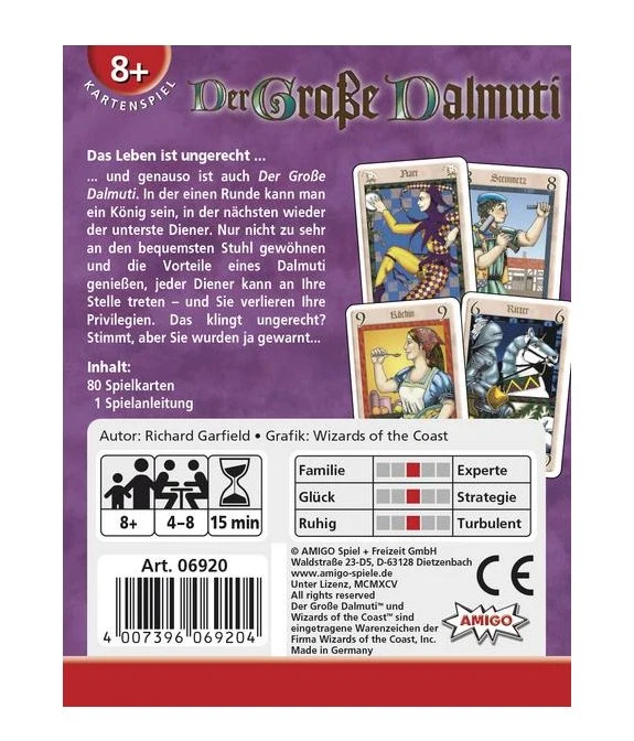Der Große Dalmuti Kartenspiel – Kultiges Gesellschaftsspiel