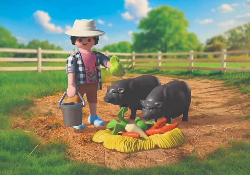 Landwirt mit Hängebauchschwein 72171 – Playmobil