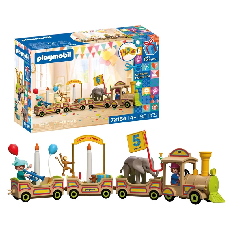 Geburtstagszug mit Zahlensticker – Playmobil 72184