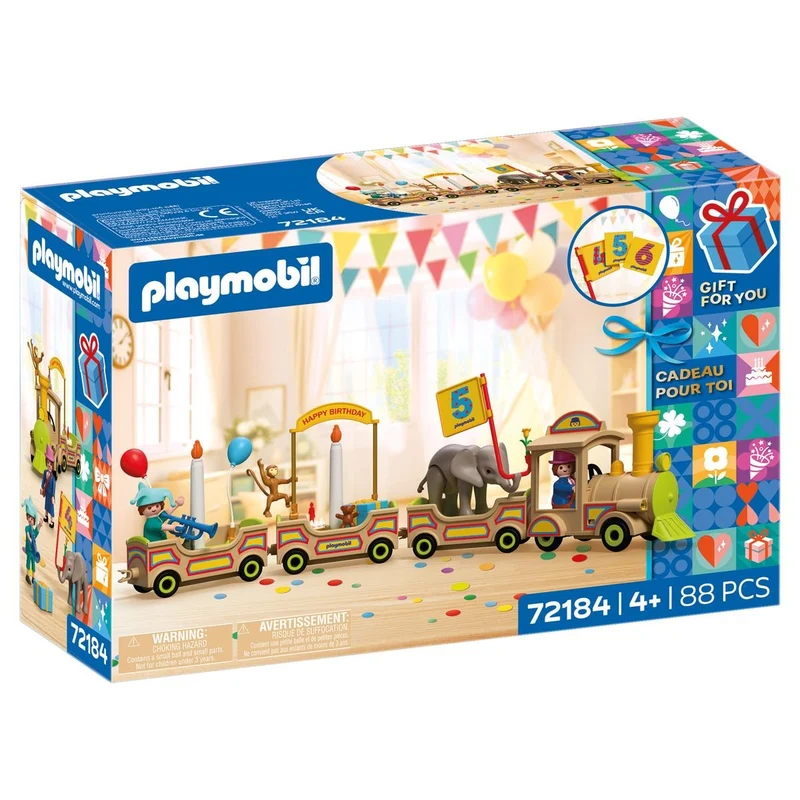 Geburtstagszug mit Zahlensticker – Playmobil 72184