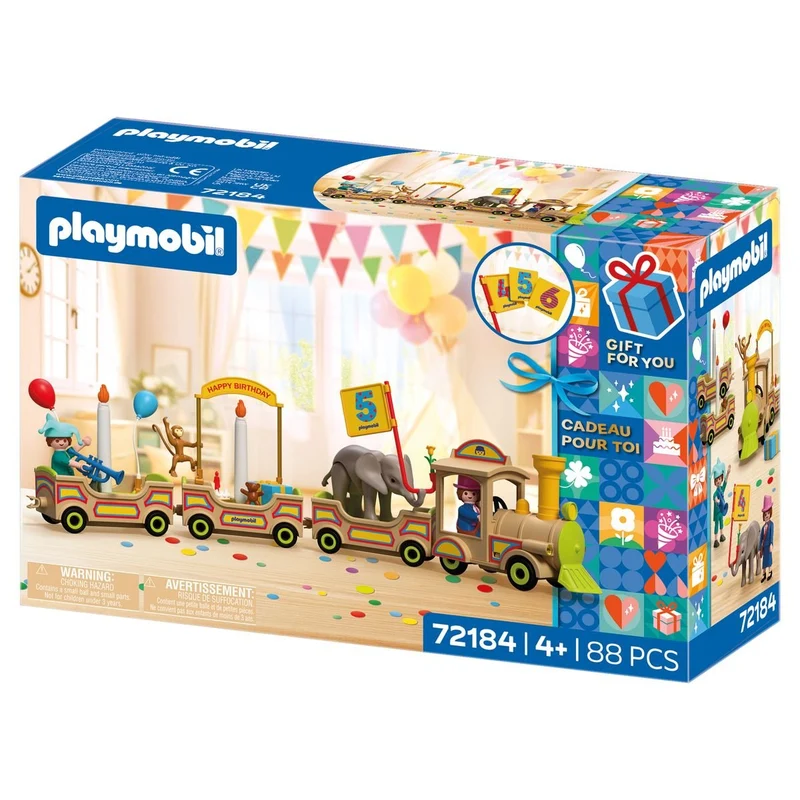 Geburtstagszug mit Zahlensticker – Playmobil 72184