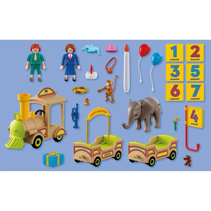 Geburtstagszug mit Zahlensticker – Playmobil 72184