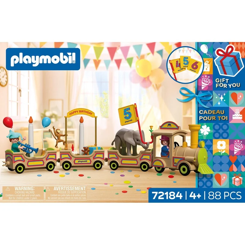 Geburtstagszug mit Zahlensticker – Playmobil 72184