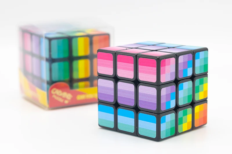 Mosaic Rainbow Cube 3x3