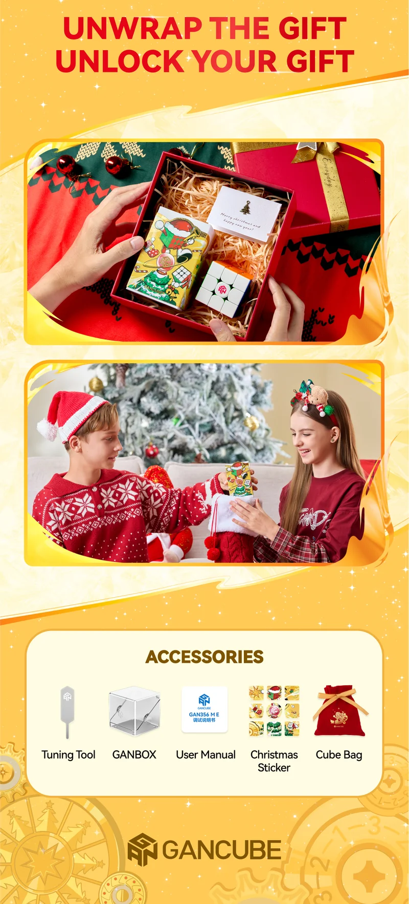 GAN356 ME 3x3 (Christmas Edition)