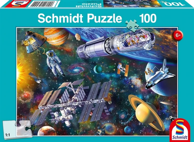 Kinderpuzzle Weltraumspaß 100 Teile – Schmidt Spiele