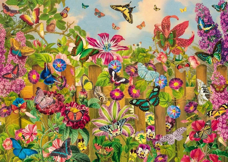 Puzzle Wunderschöner Schmetterling 2000 Teile – Schmidt Spiele