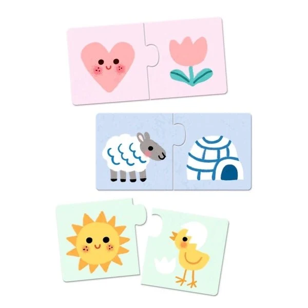 Puzzle duo Farben – Djeco