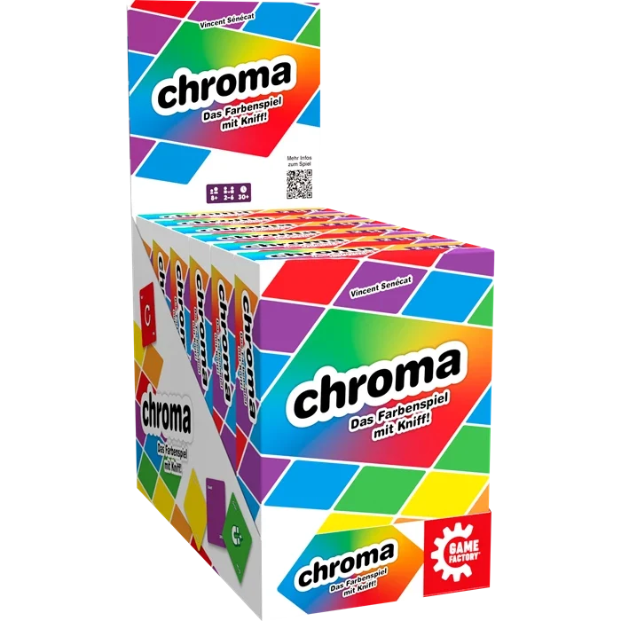 Chroma Legespiel – farbenfrohes Ablegespiel
