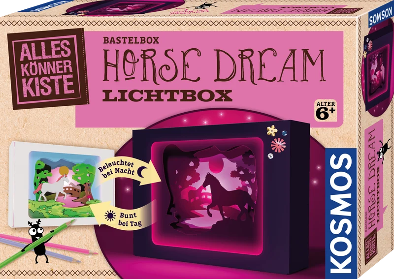 Lichtbox Horse Dream Bastelset ab 8 Jahren – Kosmos
