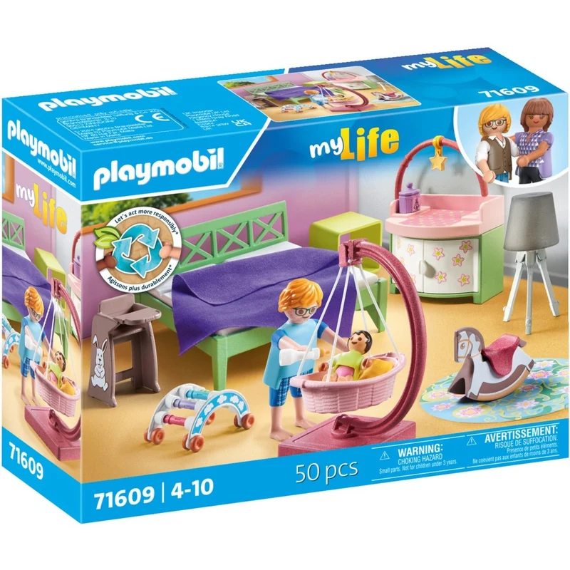 Playmobil® My Life 71609 - Schlafzimmer mit Babyspielecke