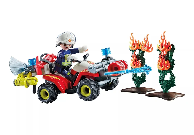 Playmobil®Action Heroes 71825 - Feuerwehr Quad löscht Heckenbrand