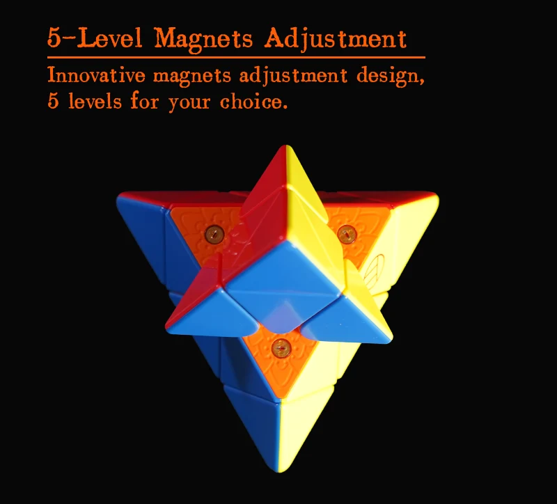 PiCube WeiLong Pyraminx SE (MagLev + 10-Core Magnetic)