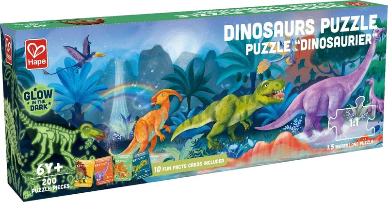Puzzle Dinosaurier "Glow in the Dark"