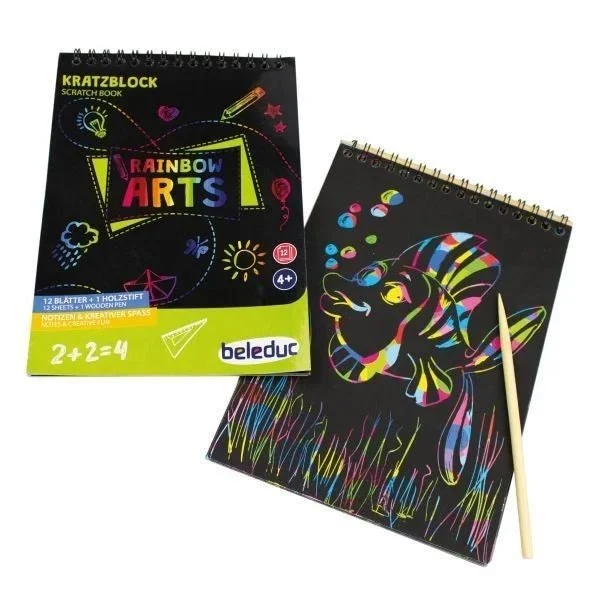 Kratzblock Rainbow Art