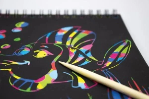 Kratzblock Rainbow Art