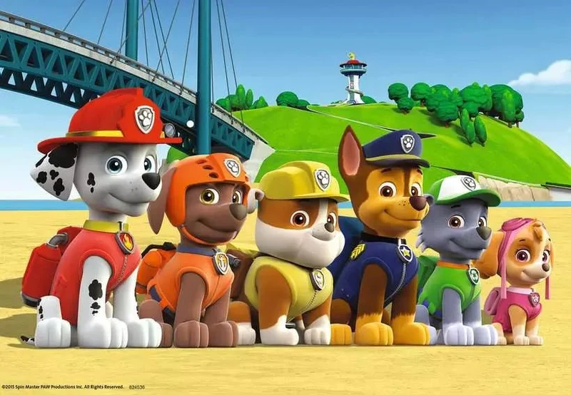 Paw Patrol Kinderpuzzle Heldenhafte Hunde – Ravensburger 2x24 Teile