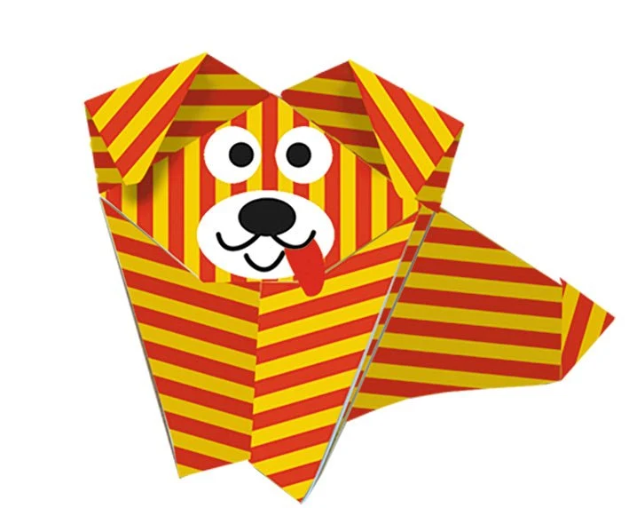 Kids Origami - Hund 15x15