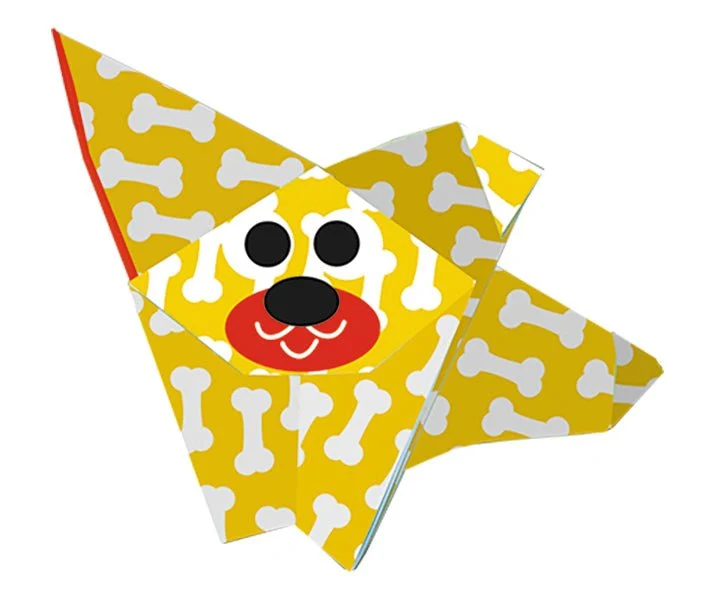 Kids Origami - Hund 15x15