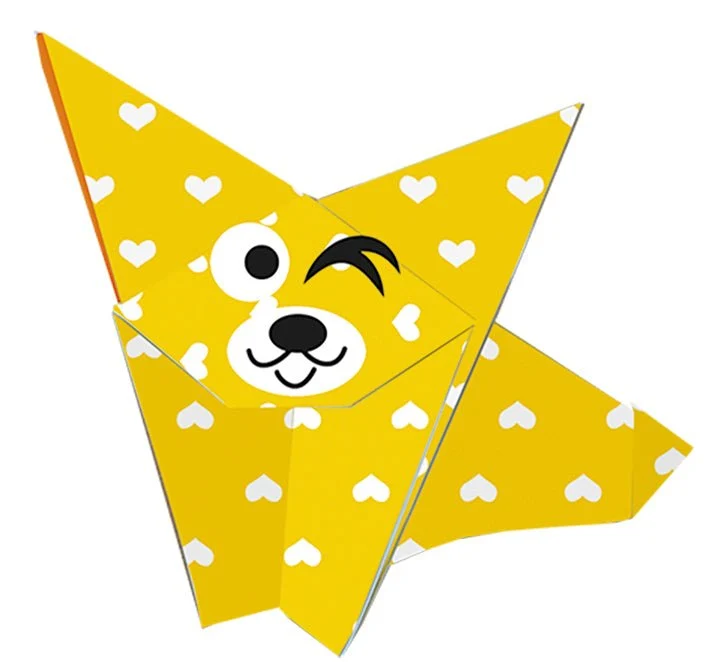 Kids Origami - Hund 15x15