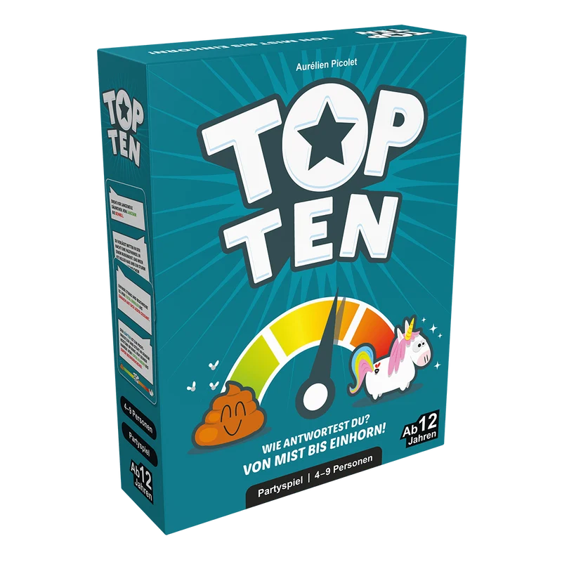 Top Ten Partyspiel ab 12 Jahren – Asmodee