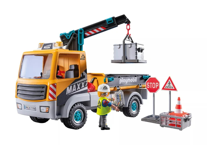 Playmobil®Action Heroes 71750 -Baustellen-LKW mit Kran