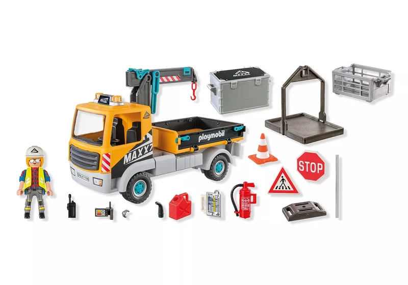 Playmobil®Action Heroes 71750 -Baustellen-LKW mit Kran
