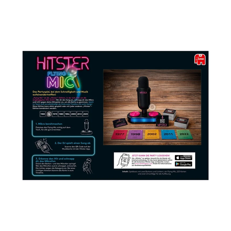 HitsterFlying Mic Musik- Partyspiel