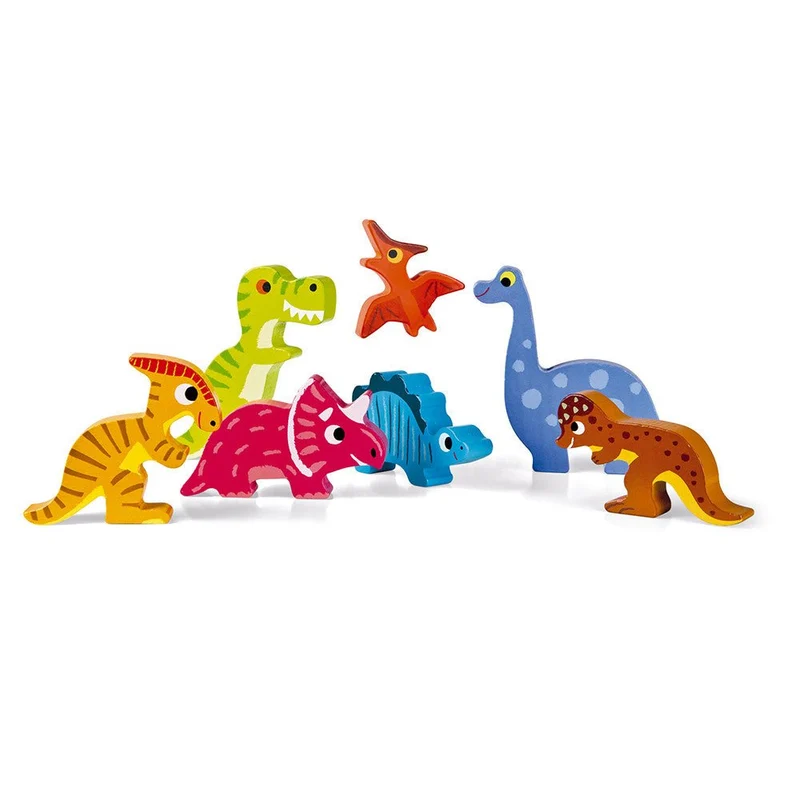 Chunky Puzzle Dinosaurier 7 Teile (Holz)