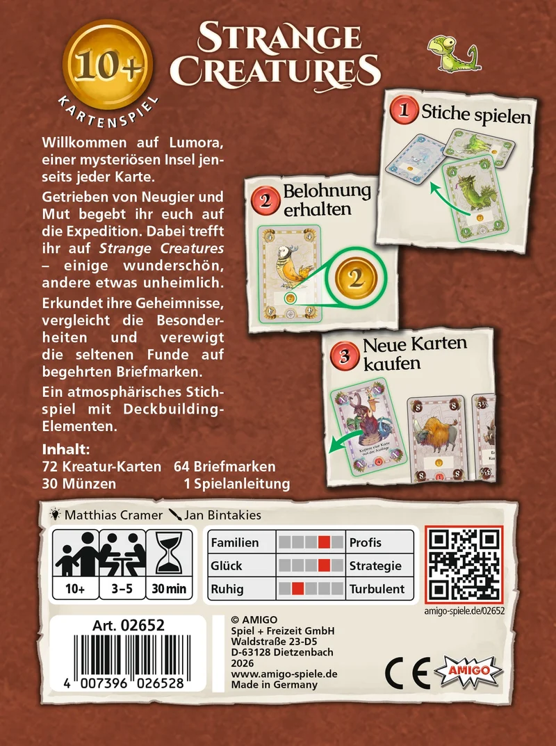 Strange Creatures Stichspiel ab 10 Jahren – Amigo