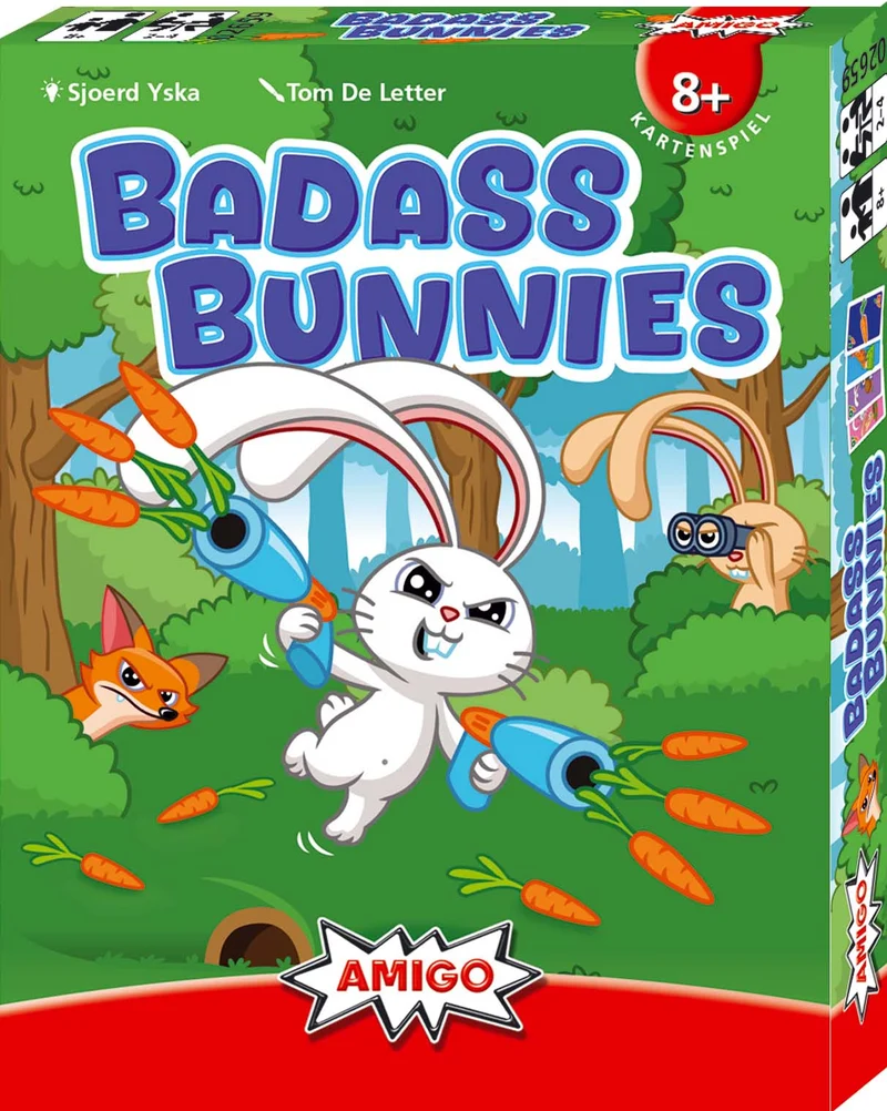 Badass Bunnies - Kartenspiel mit Kaninchen und Karotten
